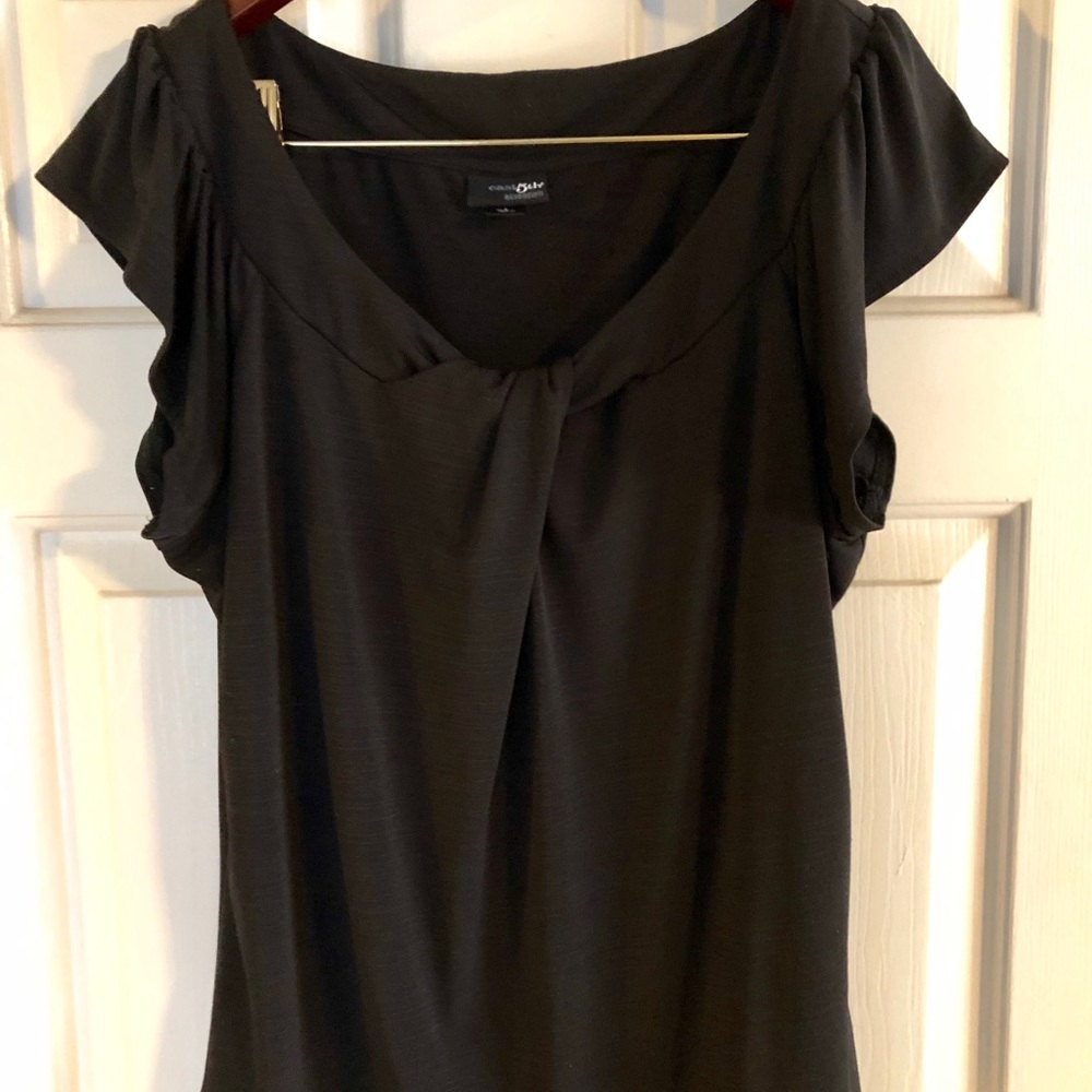 Short sleeve work and fun blouse